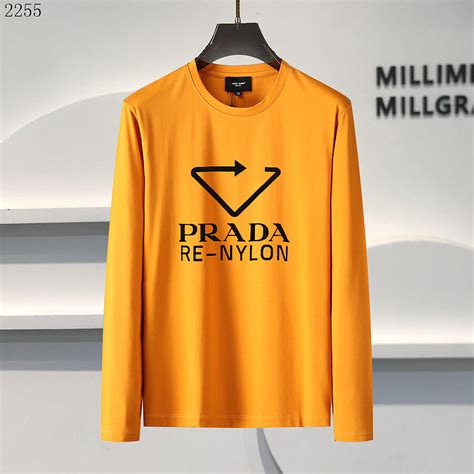 prada t shirt replica|prada black shirt long sleeve.